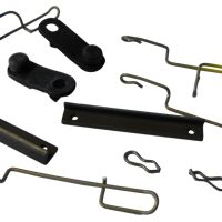 bxbr03 brake pad anti rattle kit-FRONT