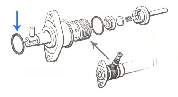 Hydraulic pump 'o' ring