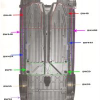 Citroen GS/A Floor sections