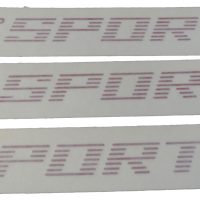 AX GT Sportif graphics in RED