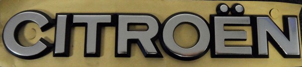 Citroen Metal Badge - NEW - Sticky