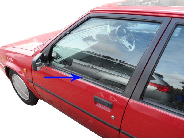 poseur-moulding Citroen BX Poseur moulding rubber trim