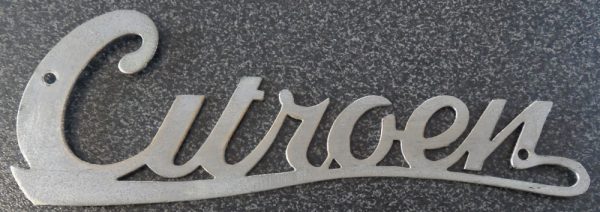 Citroen Traction Avant Metal Badge