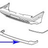 95634257 BX front bumper spoiler