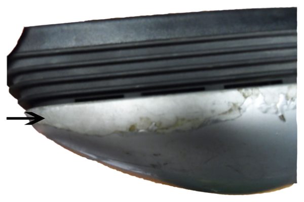 USED CX drivers door mirror-MANUAL