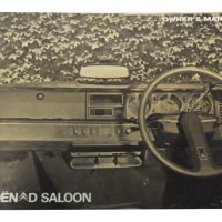 Citroen DS Saloon Owners Manual