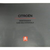 Citroen Maintenance Manual (BLANK)
