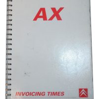 Citroen AX Invoicing Times