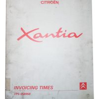 Citroen Xantia Invoicing Times