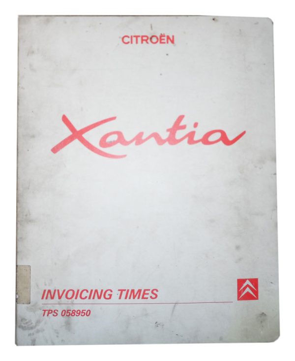 Citroen Xantia Invoicing Times