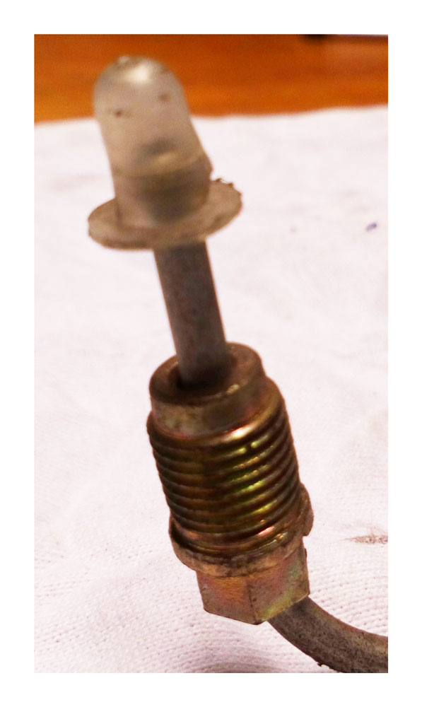 EARLY Citroen 2CV / Dyane Brake Pipe - Part No: ZC 9 864 004 U