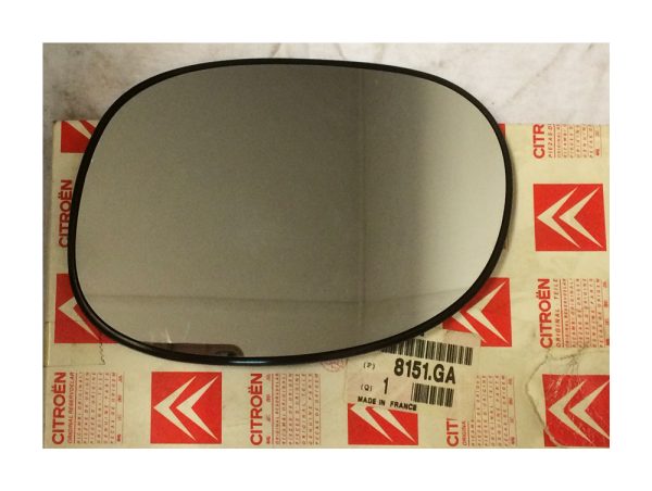 8151.GA Citroen C2 , C3 , C3 Pluriel Mirror Glass - Part No: 8151.GA