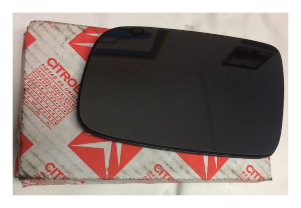 Citroen Zx Retro View Mirror Glass And Backing- Part No: 95658425