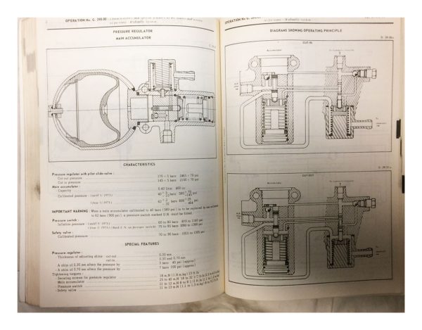 Citroen GS Workshop Manuals - Part No: 008102 & 008101