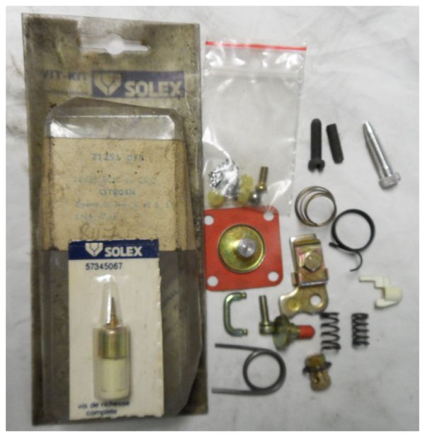 2CV , Dyane , Ami 6 & 8 , LNA , Visa Carburetor Repair Kit
