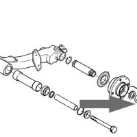 95588632 Citroen BX and C15 rear hub repair kit, rear arm repair kit