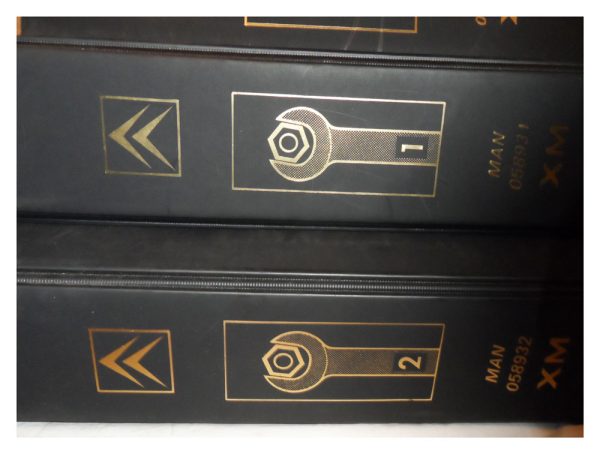 Set of 4 Citroen XM Information Ring Files