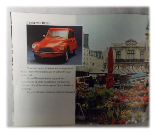 2CV Dyane Ami Brochure