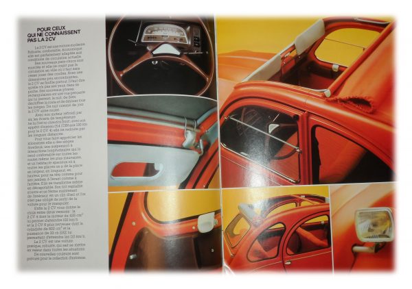 Citroen 2CV and Dyane Brochure