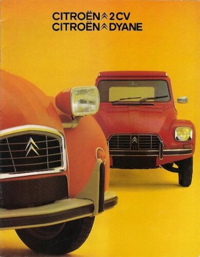 Citroen 2CV and Dyane Brochure