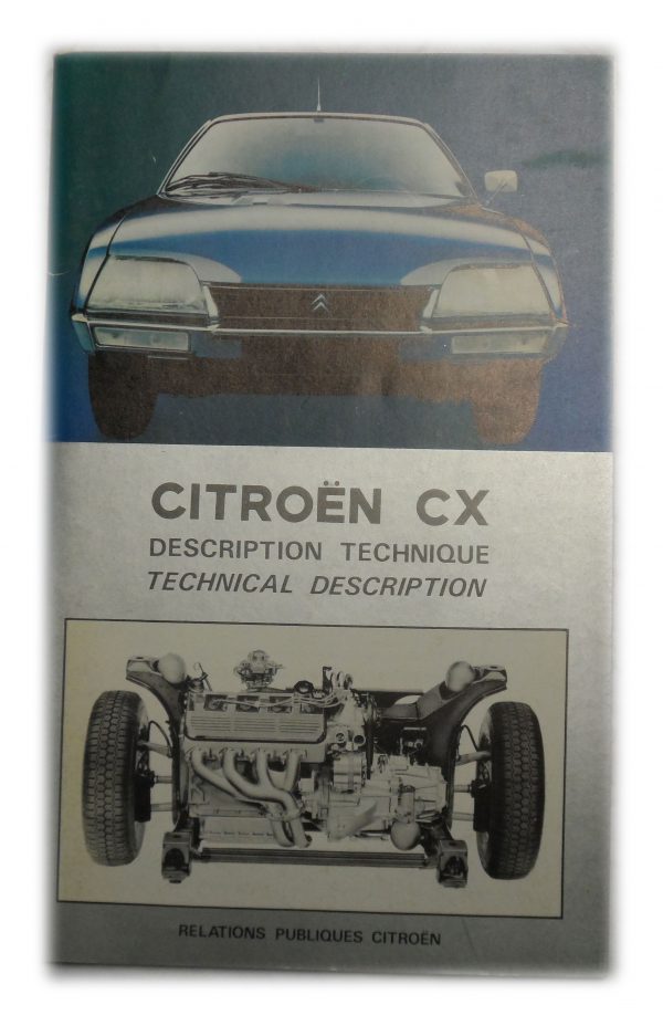 Citroen CX Booklet - Technical Description