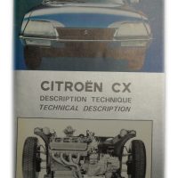 Citroen CX Booklet - Technical Description