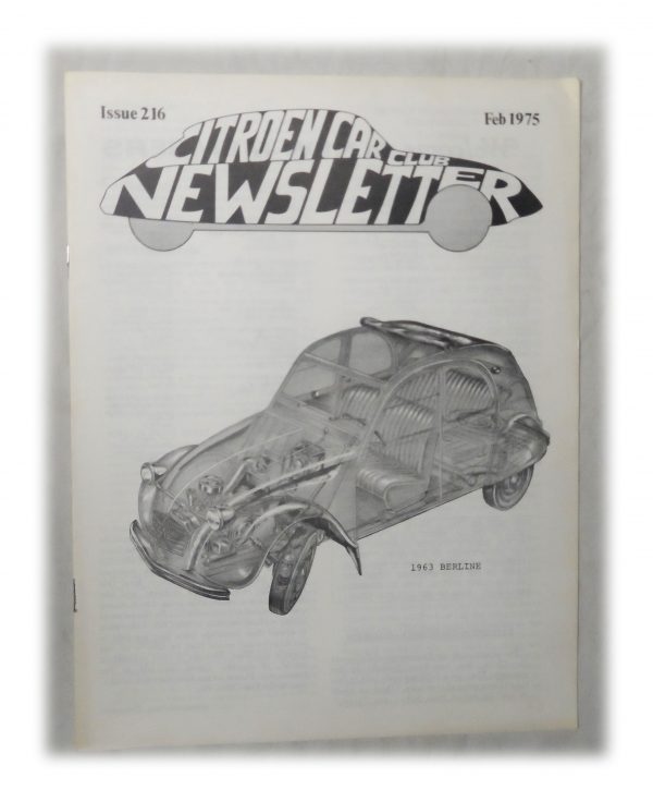 Citroen Car Club Newsletter