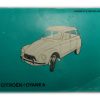 Citroen Dyane 6 Booklet - Owners Manual
