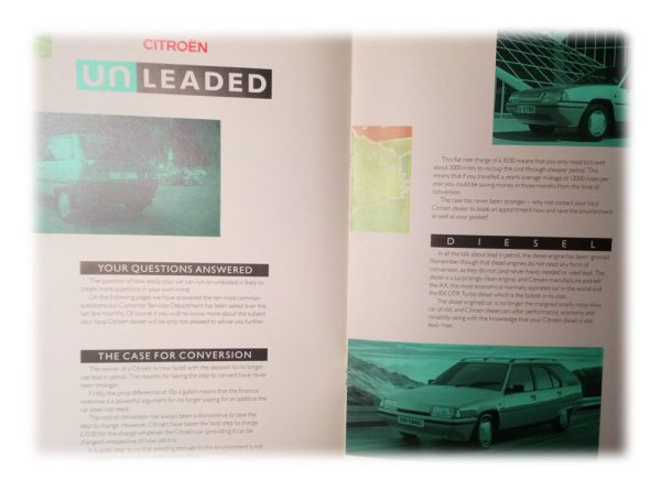 Citroen Unleaded Booklet