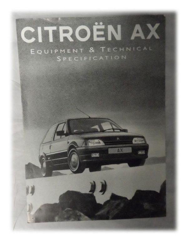 AX Equipment & Technical Specification