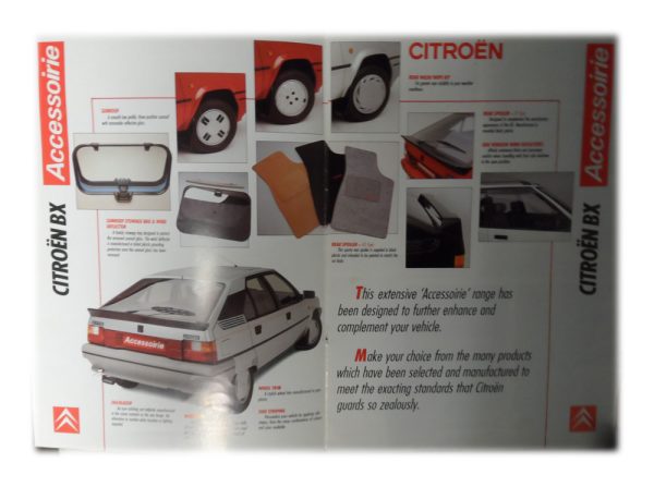 bx Citroen BX Accessoirie Brochure