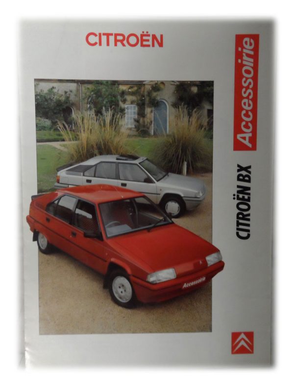 bx. Citroen BX Accessoirie Brochure