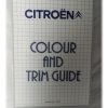 Citroen Colour & Trim Guide - Sept 1982