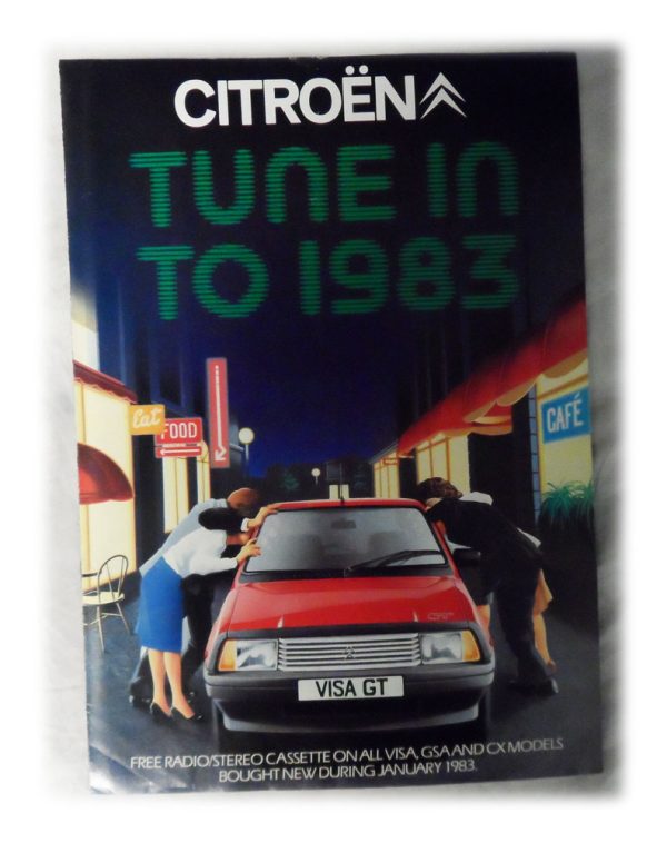 visa Citroen Booklet - Tune into 1983