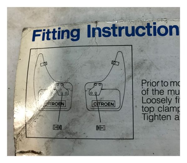 AX/BX Mudflaps Front -  CIT 4653