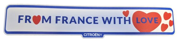 Citroen, 'from france with love'