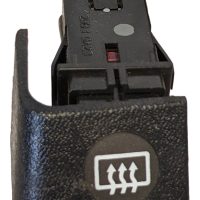 Citroen BX Rear Window Heater Switch (BLACK) - Part No: 95 634 839 FXX  - 6239g2 6239g0