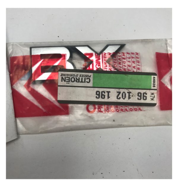 96102196 Citroen BX Plastic Badge - 96102196