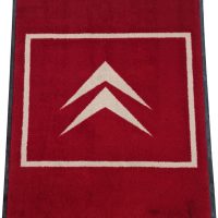 Red Citroen Logo Rug