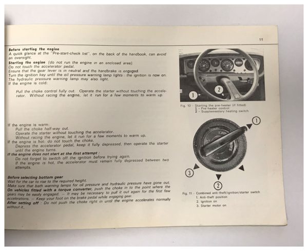 GS Pallas/Saloon/Estate Owners Manual