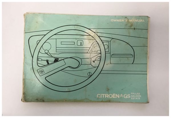 GS Pallas/Saloon/Estate Owners Manual