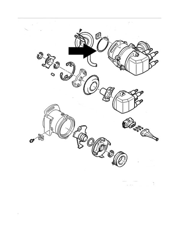 BX 1400 Distributor Seal Part No : 593360