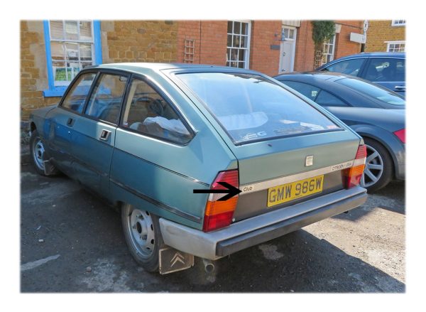 75525200 Bootlid Trim GSA Estate Club - 75525200