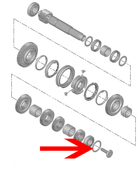Gearbox Adjustment Shim Set - 2318A4