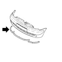 Citroen Xsara Picasso RH Bumper Trim - 7414r5