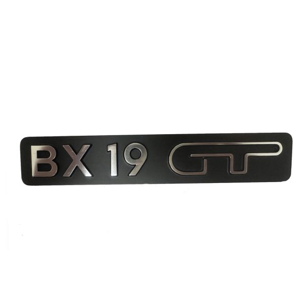 Citroen BX 19 GT Plastic Badge - NEW Genuine 95605846