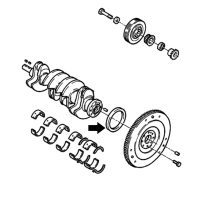 012728 Citroen BX 16-19 Crankseal Flywheel end 012728