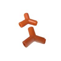 orange-y-piece Pair of BX Return Pipe 'Y' Pipe (Orange) also fits Xantia 5280E2